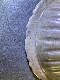 Two Chinese celadon- and qingbai-glazed bowls, Song and Yuan